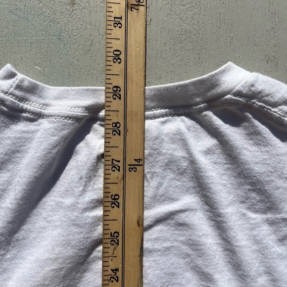 Men's Taco Bell T-Shirt White Spell Logo 2XL Uniform Street Retro Border Classic - Picture 9 of 10